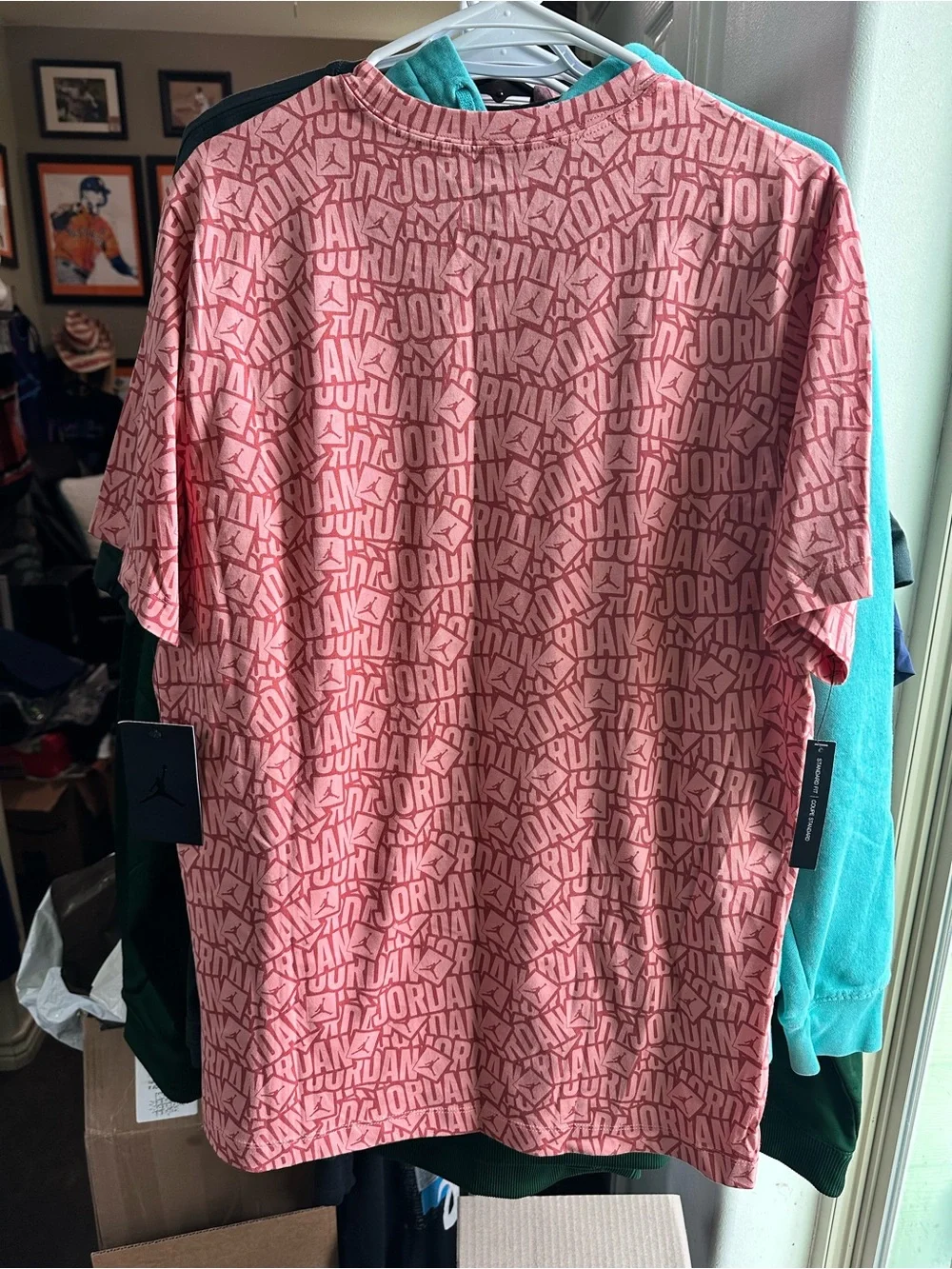 Jordan Nike All Over Print Jumpman Box Pattern T-Shirt